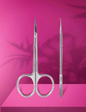 Load image into Gallery viewer, STALEKS PRO Expert 51 Type 3 Professional Cuticle Scissors with Hook - Innovation - Pack of 1 - Model SE-51/3