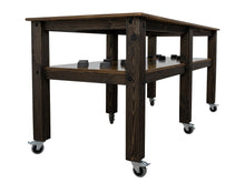 Load image into Gallery viewer, "Grill Table Fits All" BBQ Kitchen Space for Dual Kamado Ceramic Smokers