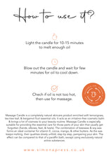 Load image into Gallery viewer, Massage candle “Daisy soaps by Simona Press”