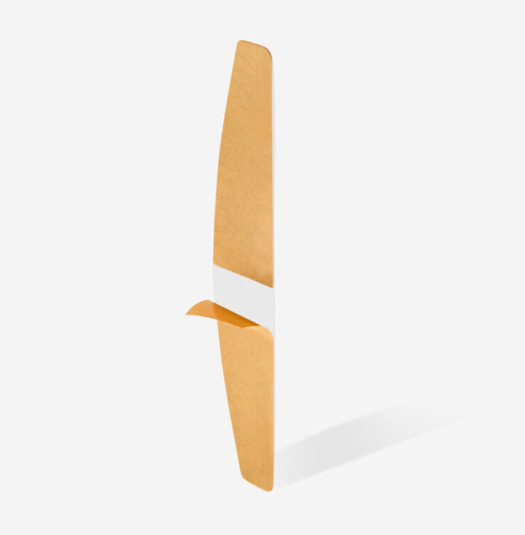 White disposable files for crescent nail file (soft base) Staleks Pro Expert 40, 180 grit (30 pcs)
